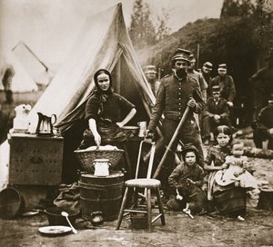 Le camp de la 31e infanterie de Pennsylvanie près de Fort Slocum, 1862 - Mathew B. Brady